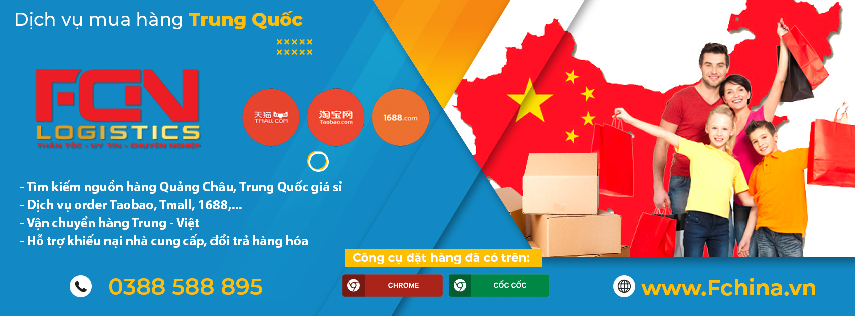 Dịch vụ ship hàng từ Trung Quốc về Việt Nam – Fchina