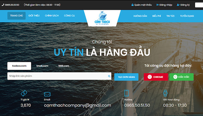 Công ty nhập hàng Trung-Việt – Cẩm Thạch Company