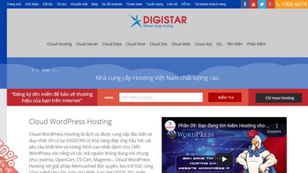 đơn vị cung cấp web hosting digistar