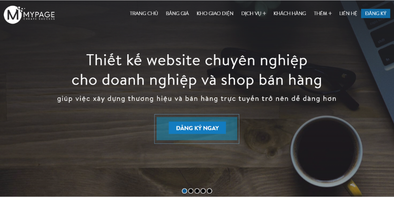 Mypage - Đơn vị thiết kế Website được ưa chuộng