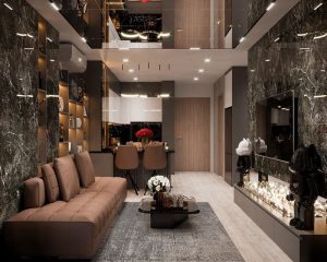 Căn hộ mini đẹp 54m2 1 phòng ngủ +1 phong cách luxury