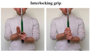 Cách cầm gậy theo kiểu Overlapping Grip