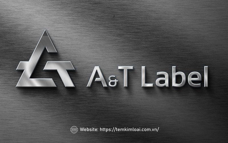 tem kim loại A&T Label