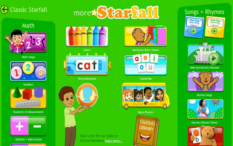 website Starfall