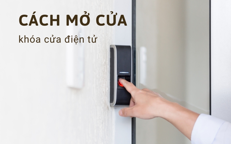 cách mở khóa cửa điện tử