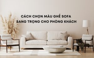 chọn màu ghế sofa