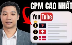 Top 5 lĩnh vực có CPM và RPM cao nhất