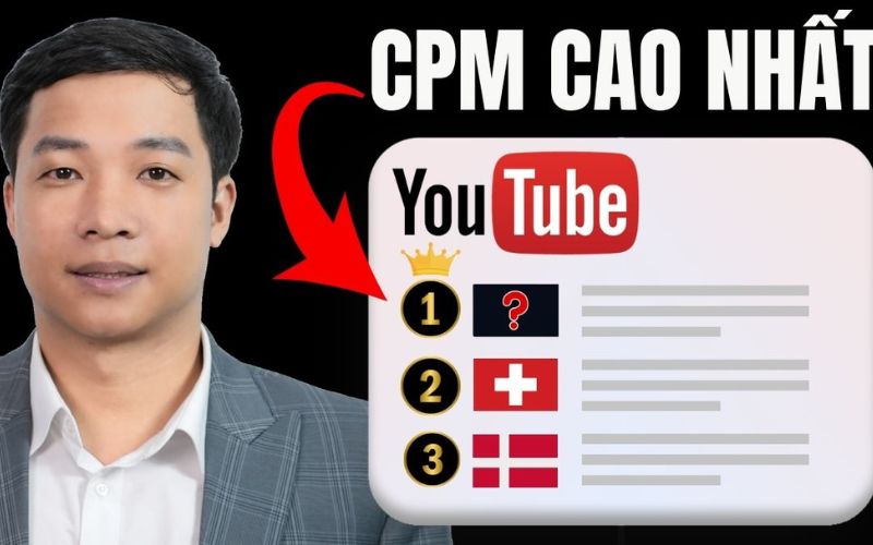 Top 5 lĩnh vực có CPM và RPM cao nhất